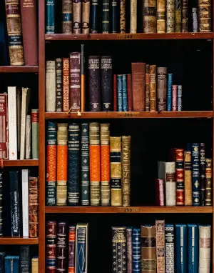 Bookshelf : Legal reference books. Where There's A Will, Southport, merseyside.